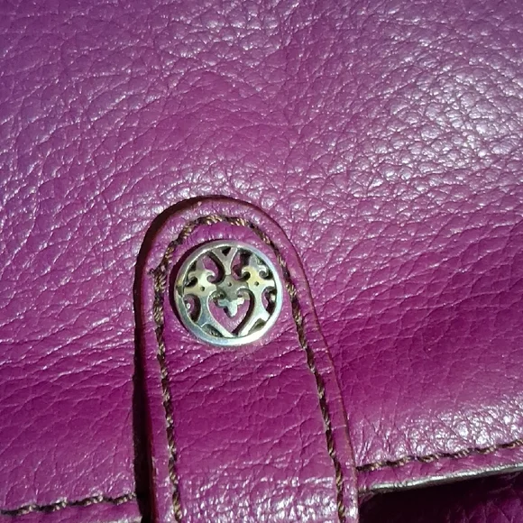 Brighton Purple Crossbody Bag with Tassel Charm - Picture 5 of 13